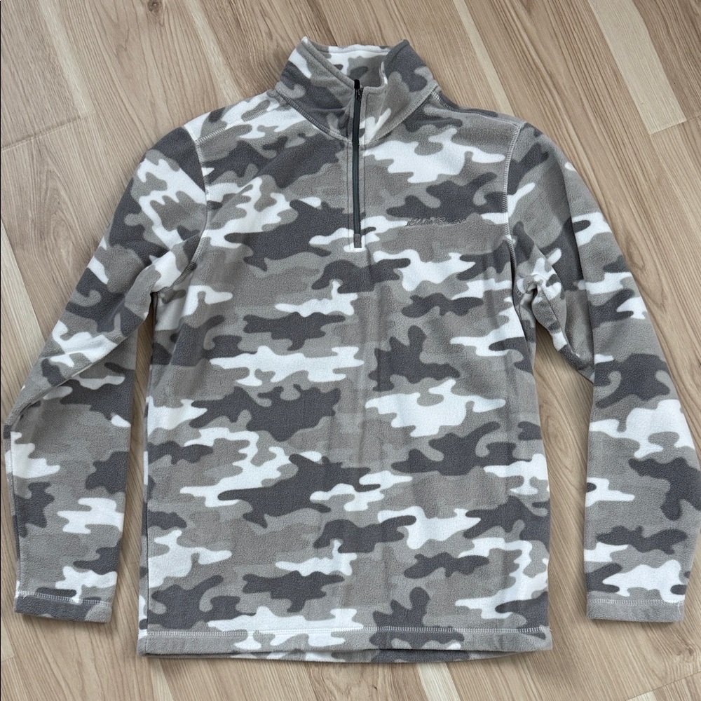 Eddie Bauer Gray Camo Sweatshirt